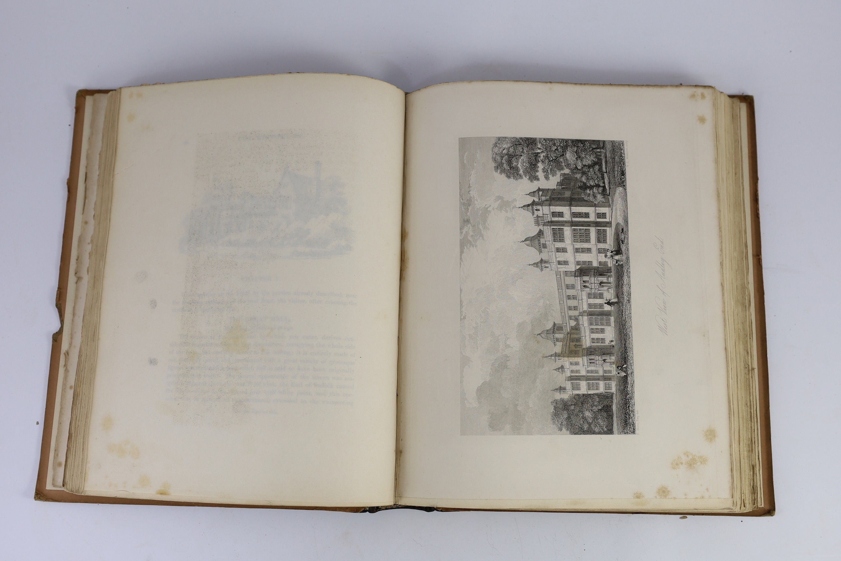 AUDLEY END - Braybrooke, Richard, Lord - The History of Audley End. To which are appended notices of the Town and Parish of Saffron Walden in the County of Essex, folio, original boards, with frontis, portrait, 2 maps an